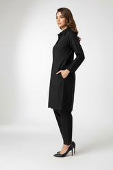 Black Cambric Embroidered Set